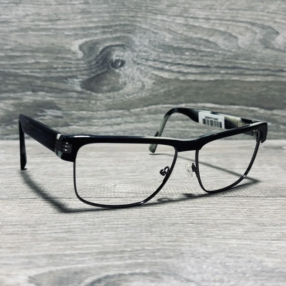 Sean John SJO5108 019 Eyeglass Frames 59-15-145‎ Black Mens Half Rim Rectangle